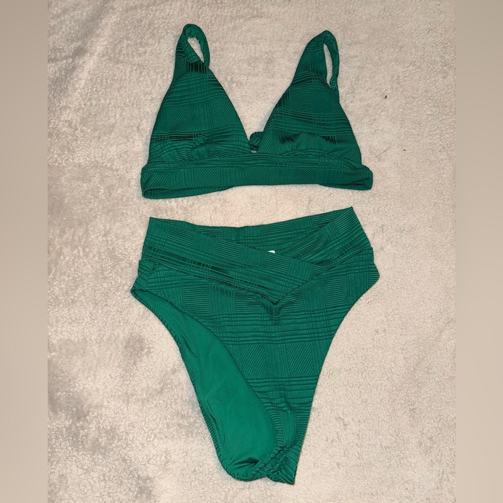 Emerald Textured Swimwear